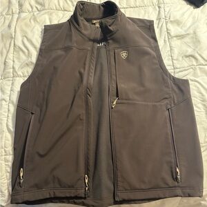 Ariat Men's Dark Brown Softshell Vest